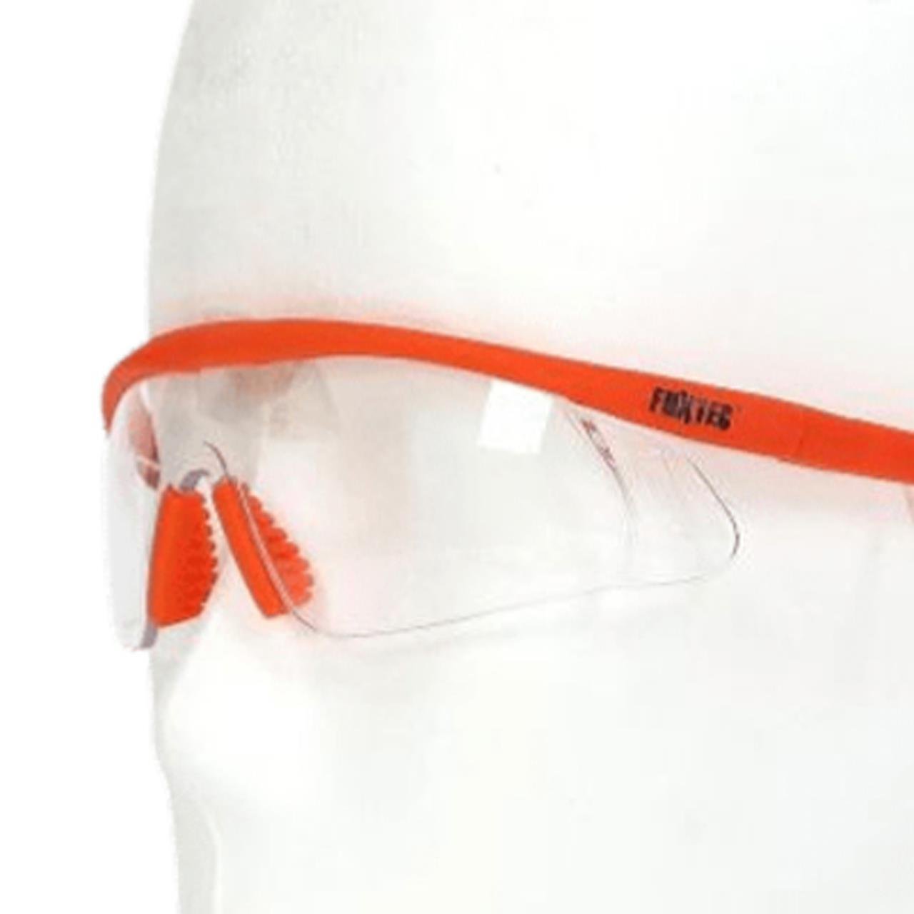 FUXTEC B533 Sicherheitsbrille Klarglas mit Logo