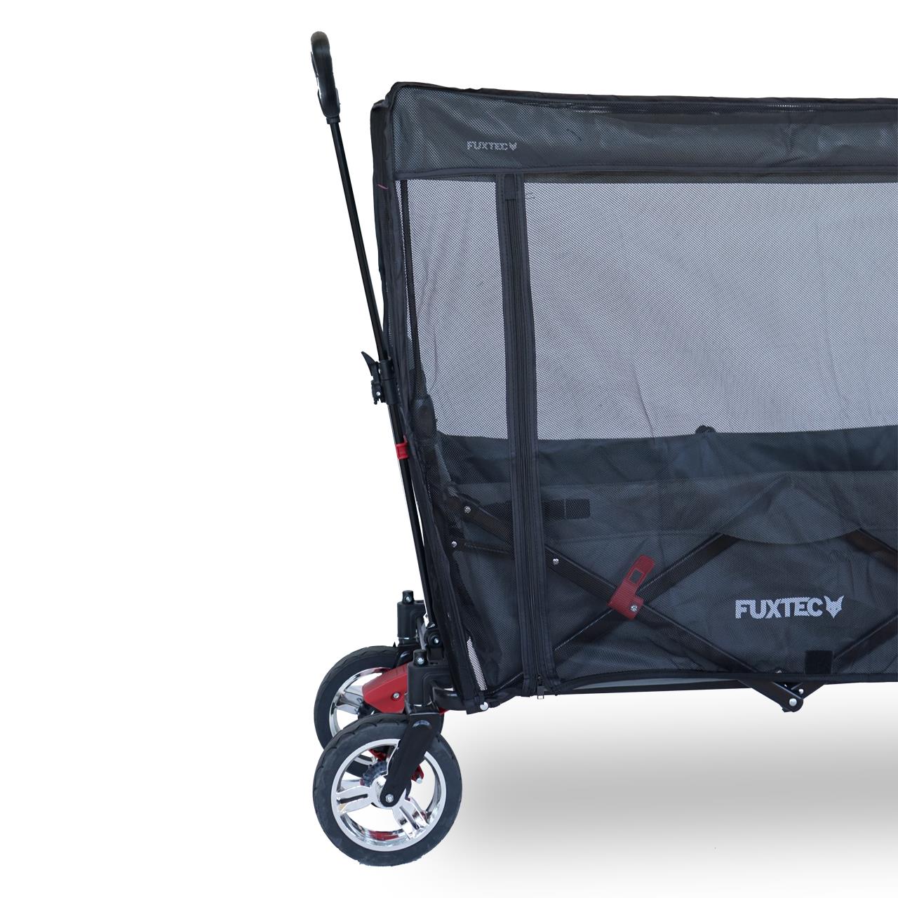 FUXTEC - Protection solaire / moustiquaire - chariot de transport City Cruiser