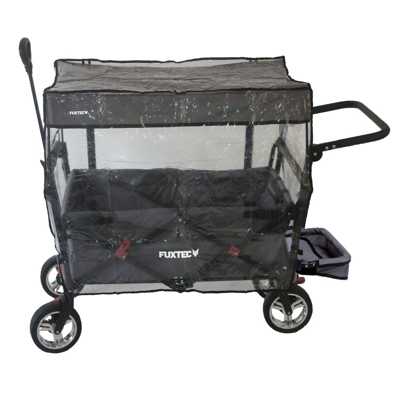 FUXTEC - Protection pluie chariot de transport pliable - Smart et Premium Cruiser