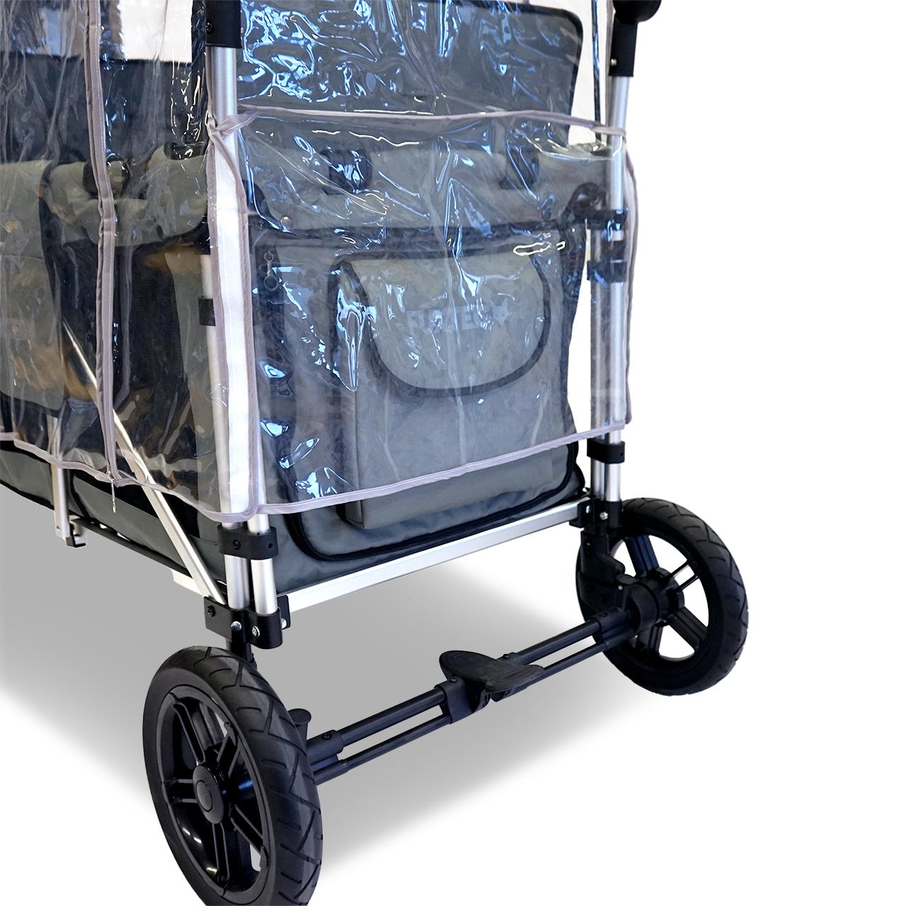 FUXTEC - Protection pluie chariot de transport pliable - Family Cruiser