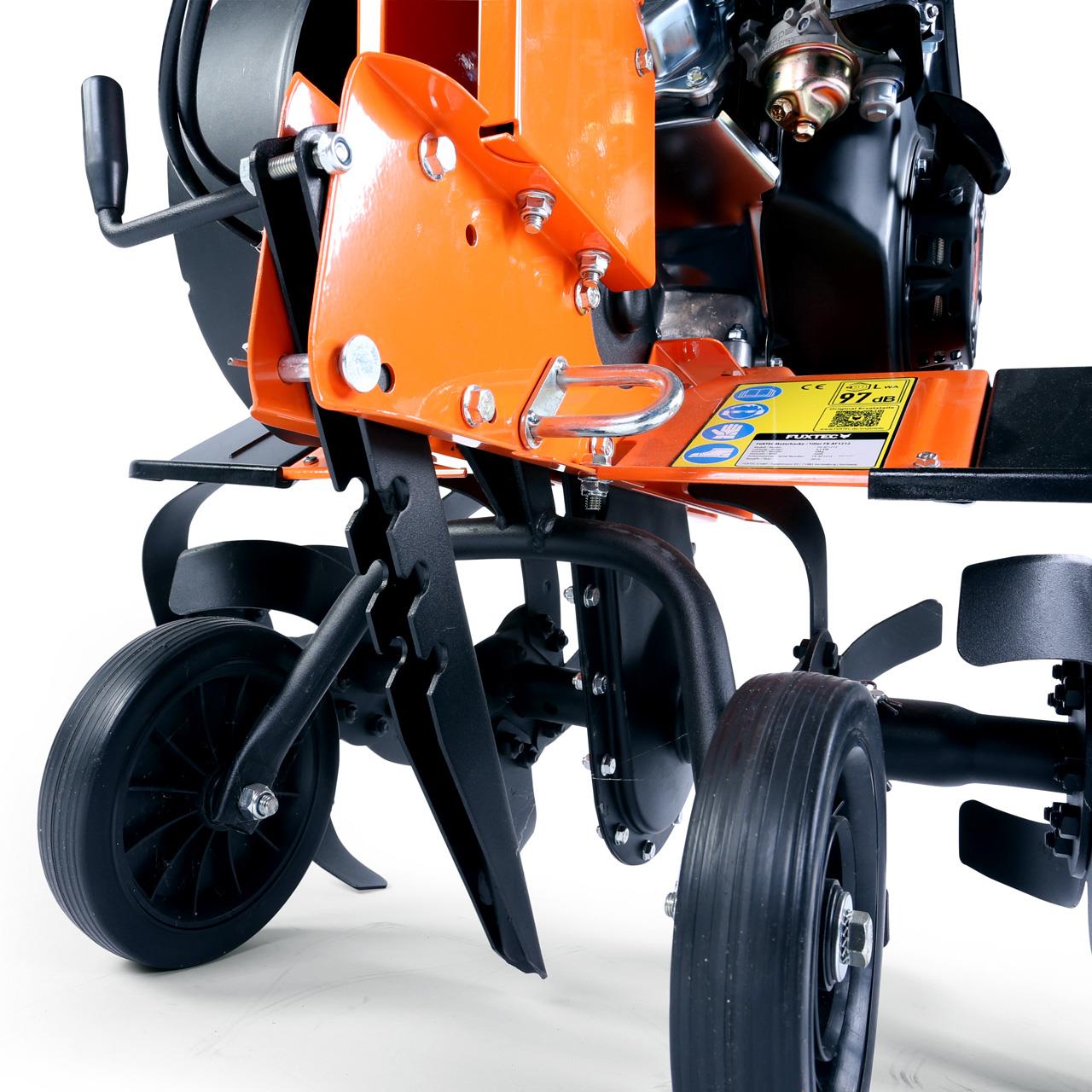 Motobineuse motoculteur thermique FUXTEC FX-AF1212 avec largeur de travail 85cm