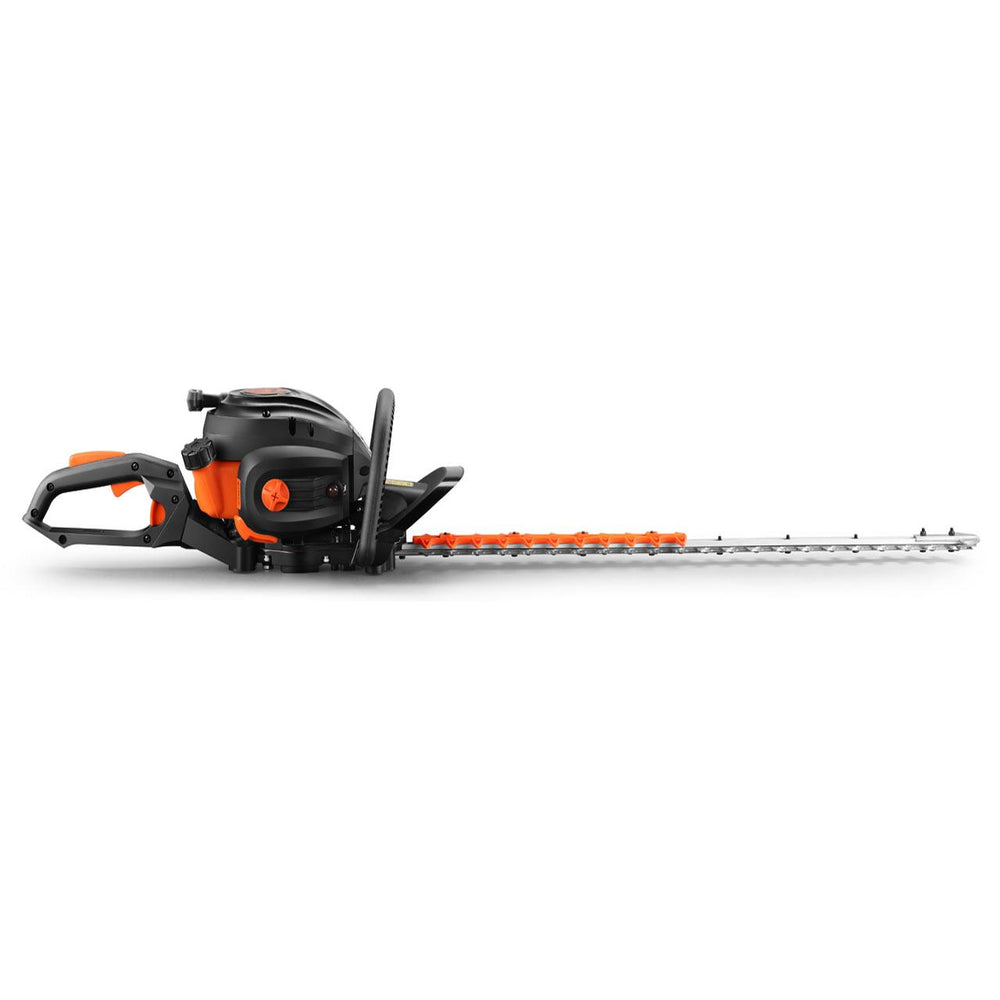 Fuxtec Taille-Haies Thermique FX-MH126 - Lames 55cm Asymétriques, 25,5cm3, Léger 6kg Avec Poignée Réglable
