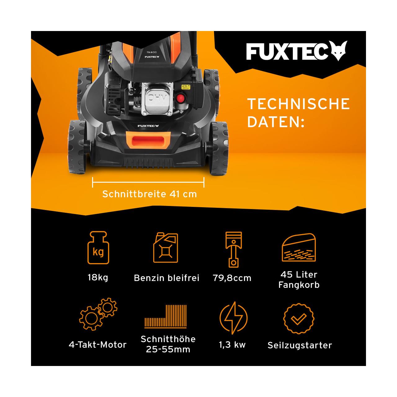 Tondeuse thermique FUXTEC FX-RM4180