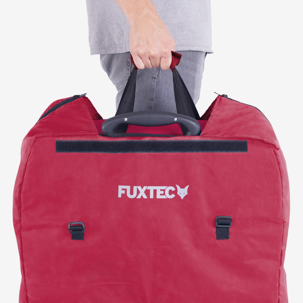 FUXTEC - Housse de transport rembourré rouge chariot Easy et Smart Cruiser